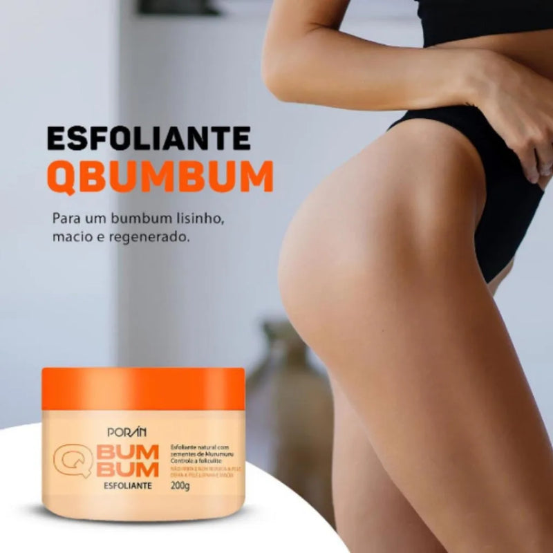 Esfoliante Natural Vegano Q Bum Bum Porán: O Brilho Natural da Sua Pele